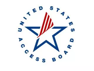 2002 Voting Systems Accessibility Standards David Baquis, U.S. Access Board