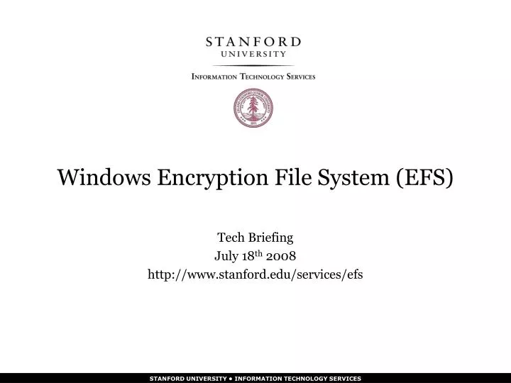 windows encryption file system efs