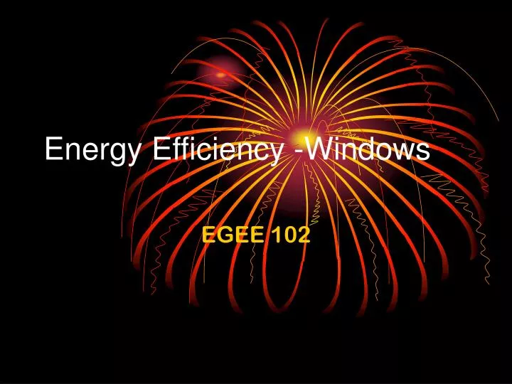 energy efficiency windows