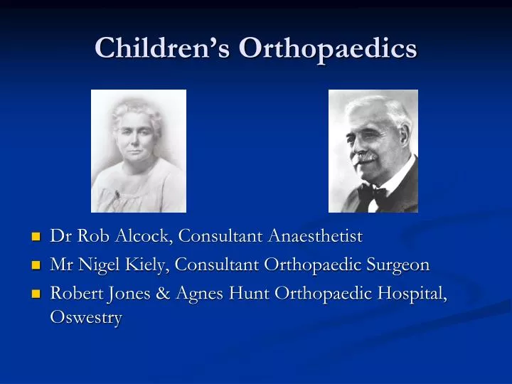 children s orthopaedics