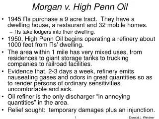 Morgan v. High Penn Oil