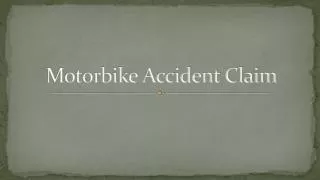 motorcycle accident claim