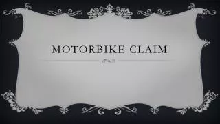 motorbike claim