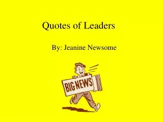 quotes of leaders