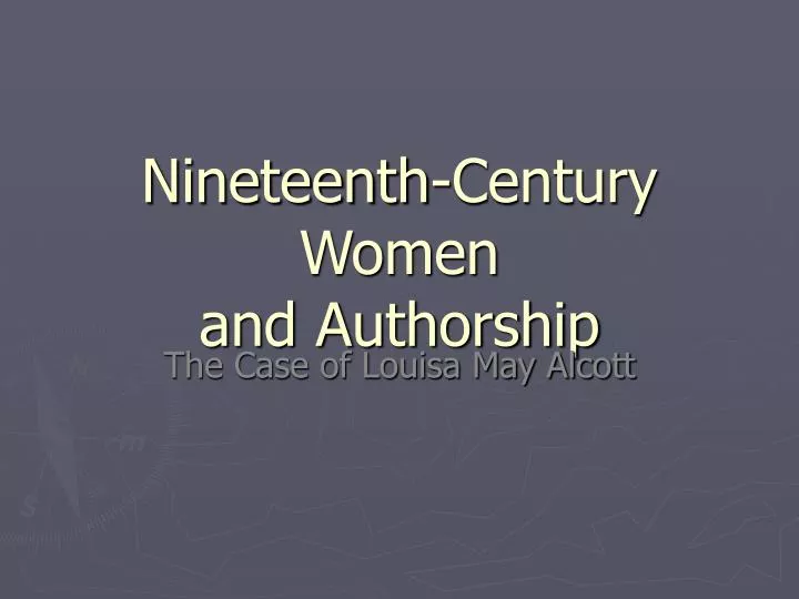 nineteenth century women and authorship