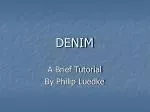 DENIM - slide 1
