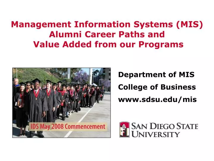 management information systems mis alumni career paths and value added from our programs