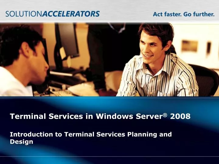 terminal services in windows server 2008