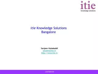 itie Knowledge Solutions Bangalore