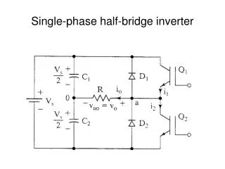Single-phase half-bridge inverter
