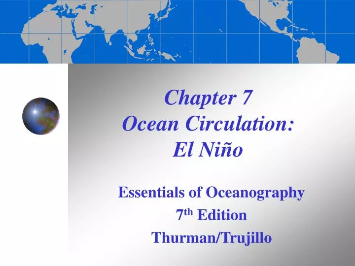 chapter 7 ocean circulation el ni o