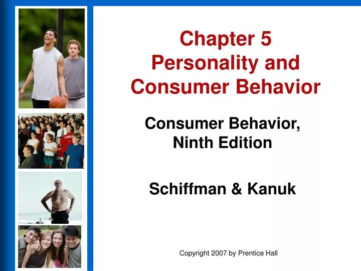 chapter 5 personality and consumer behavior
