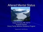 icd 10 for altered mental status