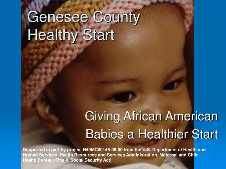 giving african american babies a healthier start