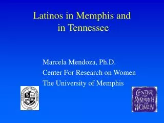 Latinos in Memphis and in Tennessee