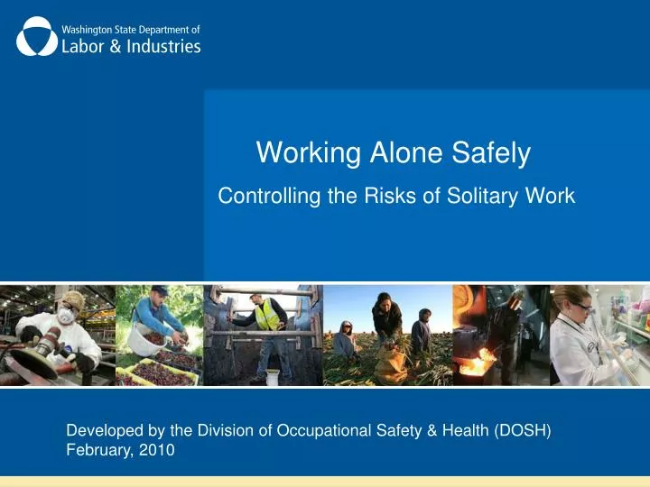 working alone safely