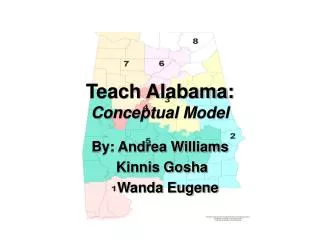 Teach Alabama: Conceptual Model