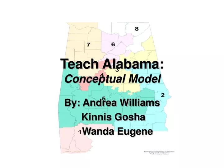teach alabama conceptual model