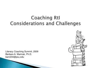 Coaching RtI Considerations and Challenges