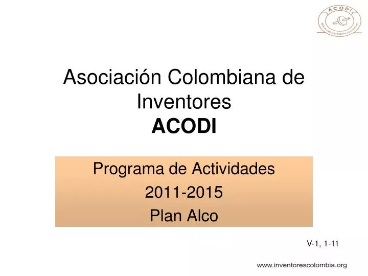 asociaci n colombiana de inventores acodi