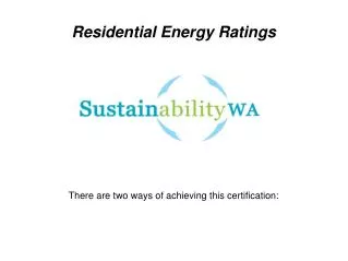 6 star energy rating specialist