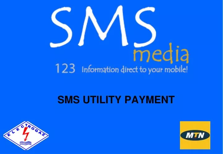 sms utility payment