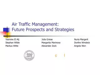 Air Traffic Management: Future Prospects and Strategies