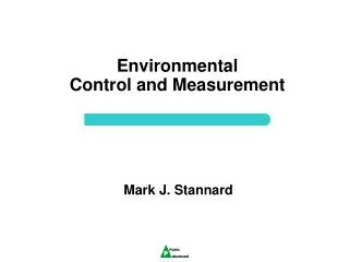 Environmental Control and Measurement
