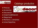 Catalogo productos - slide 1
