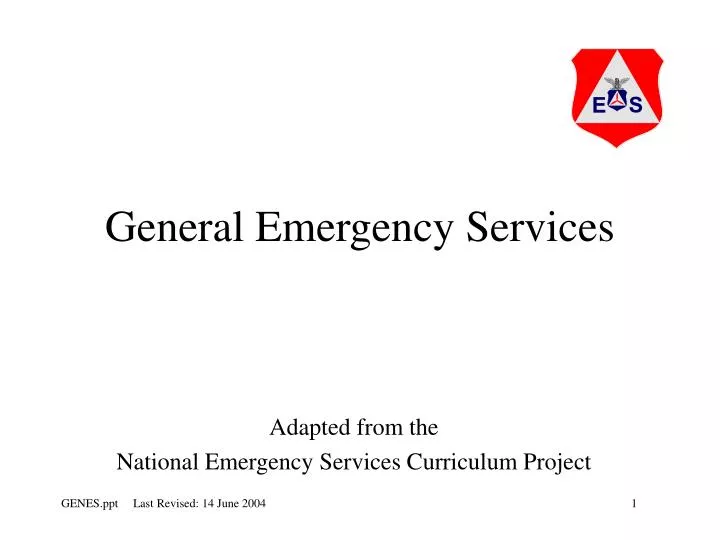 general emergency services