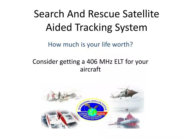 search and rescue satellite aided tracking system
