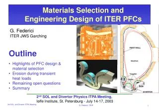 G. Federici ITER JWS Garching