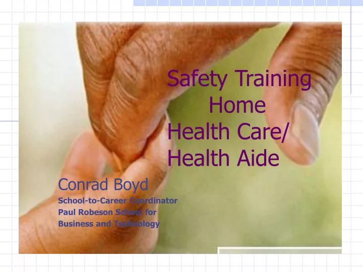 safety training home health care health aide