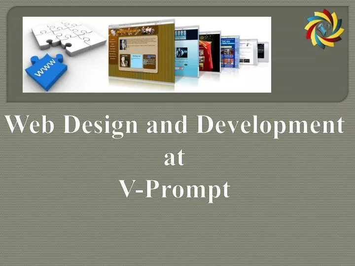 web design and development at v prompt