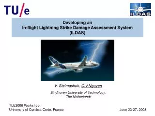 Developing an In-flight Lightning Strike Damage Assessment System (ILDAS)
