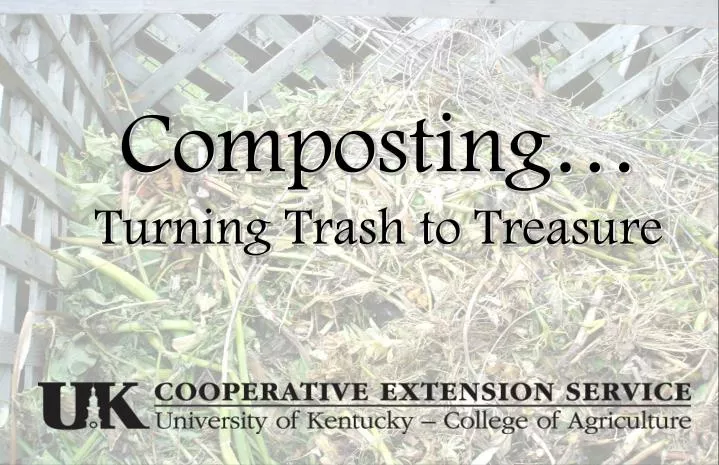 composting turning trash to treasure