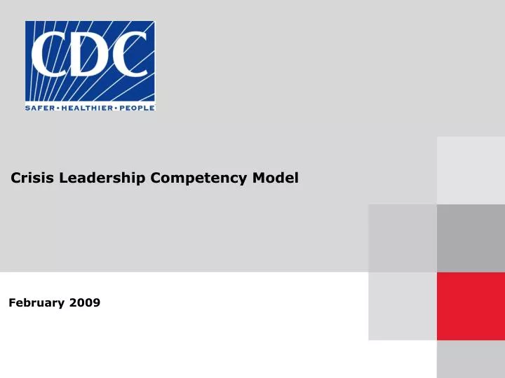 crisis leadership competency model