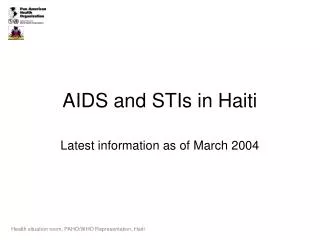 AIDS and STIs in Haiti
