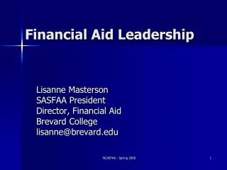 Financial Aid Leadership