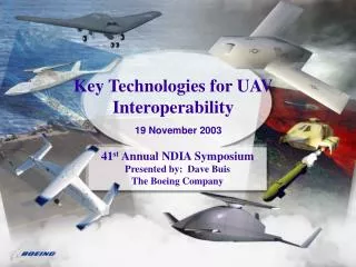 Key Technologies for UAV Interoperability