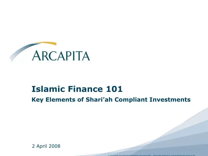 islamic finance 101 key elements of shari ah compliant investments