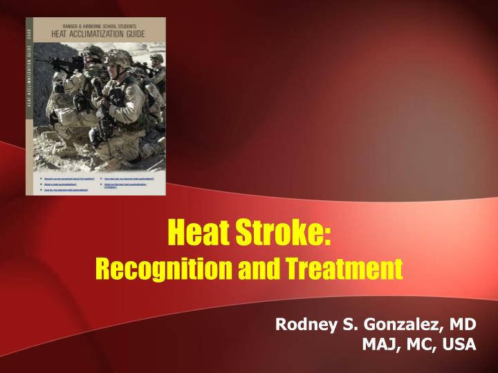 heat stroke recognition and treatment