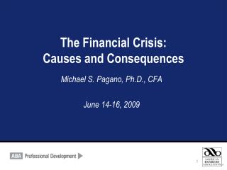 The Financial Crisis: Causes and Consequences