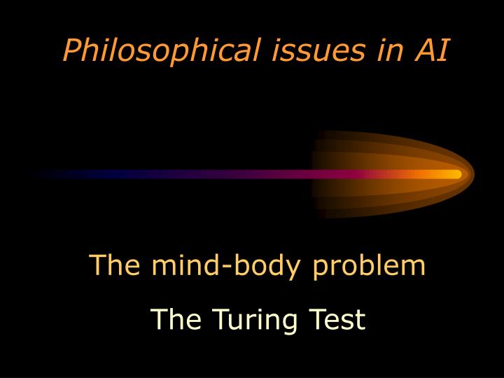 philosophical issues in ai