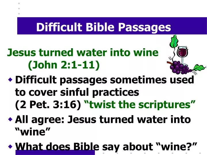 difficult bible passages