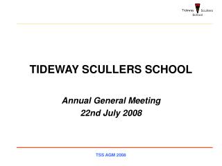 TIDEWAY SCULLERS SCHOOL