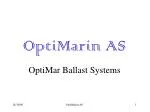 OptiMarin AS - slide 1