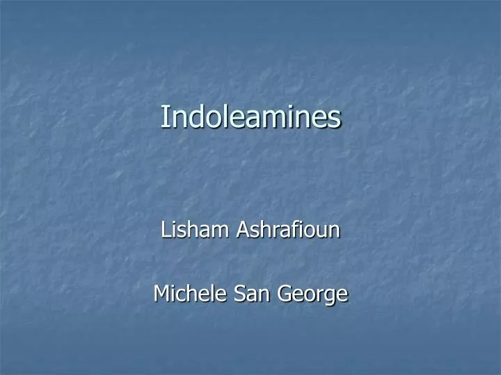 indoleamines