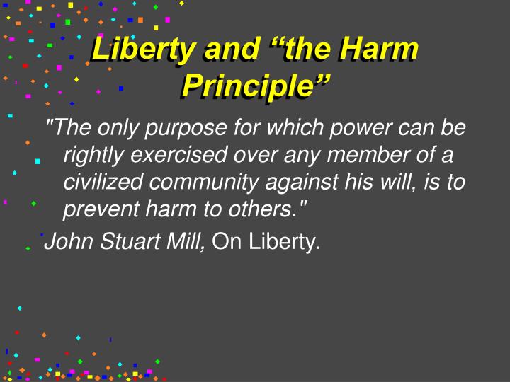 liberty and the harm principle