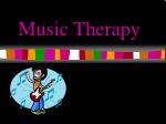 Music Therapy - slide 1